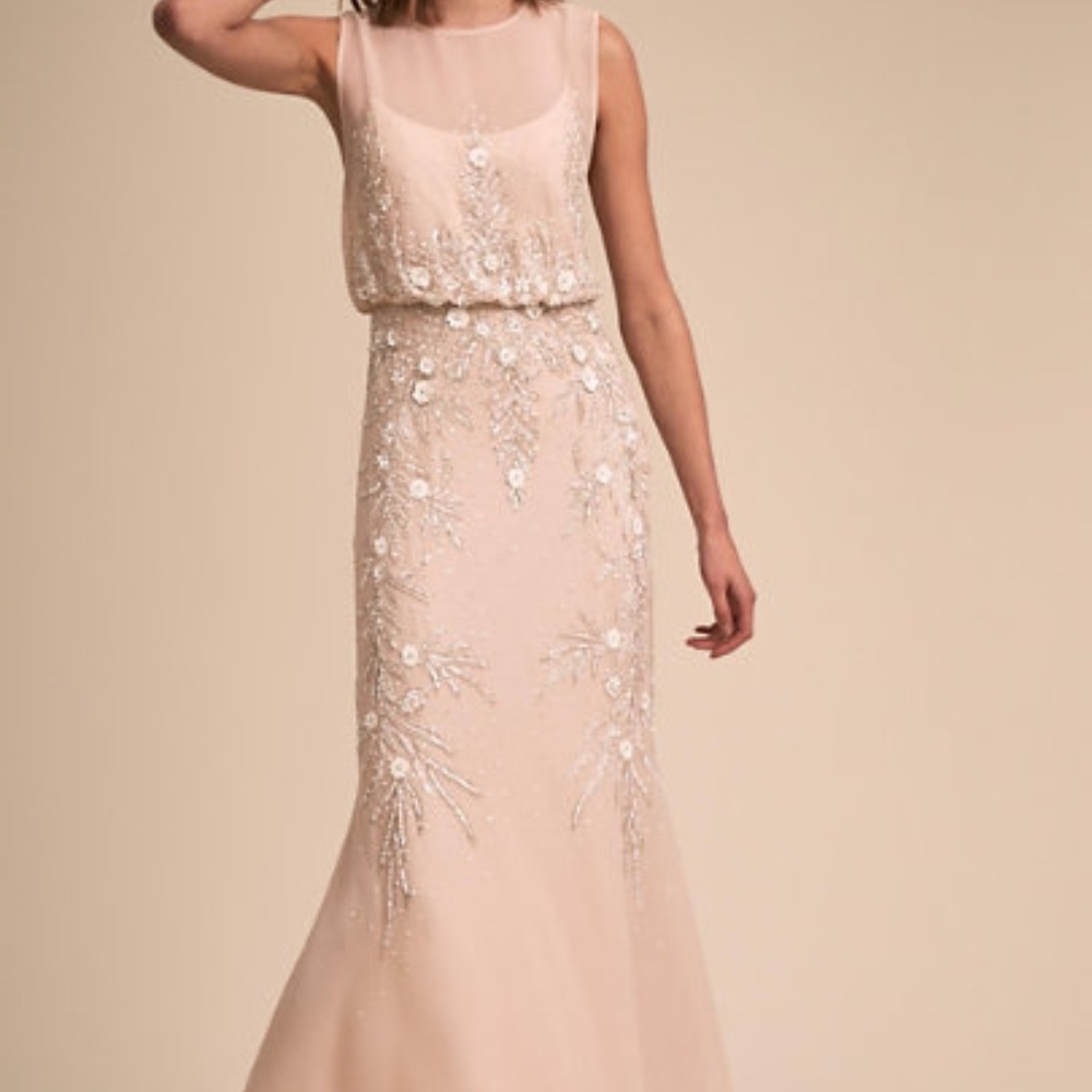 Anthropologie BHLDN Devon Blouson Dress